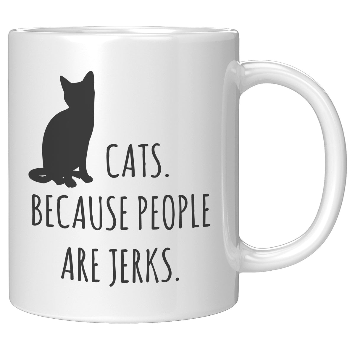 Cat Mug - Because People Are Jerks