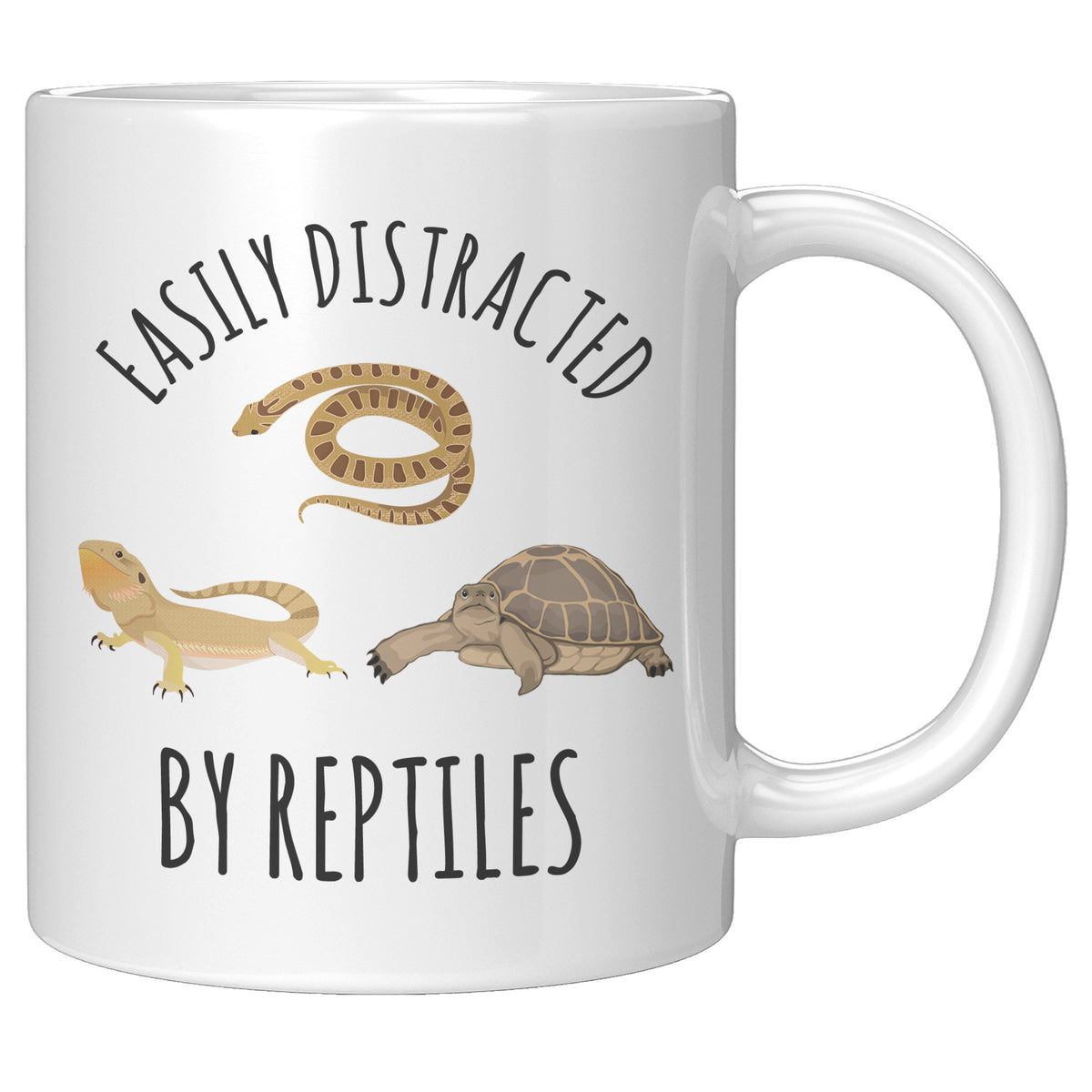 Reptile Mug - Easily Distracted by Reptiles