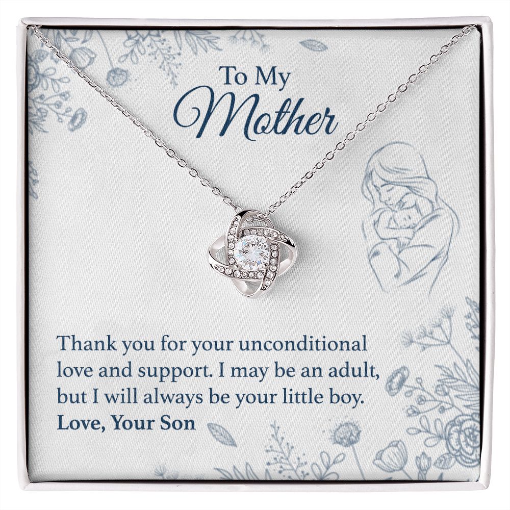 To My Mother Necklace from Son - I Will Always Be Your Little Boy