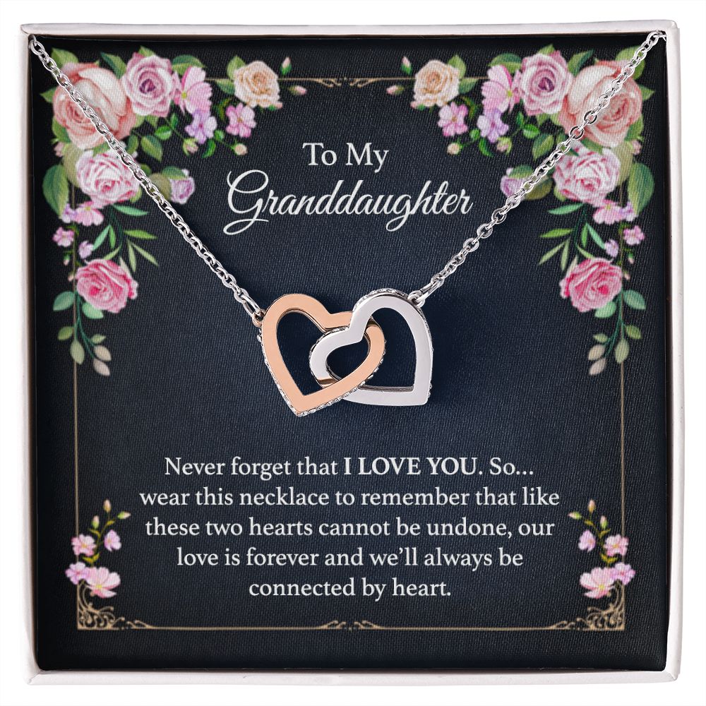 To My Granddaughter Necklace - Our Love is Forever