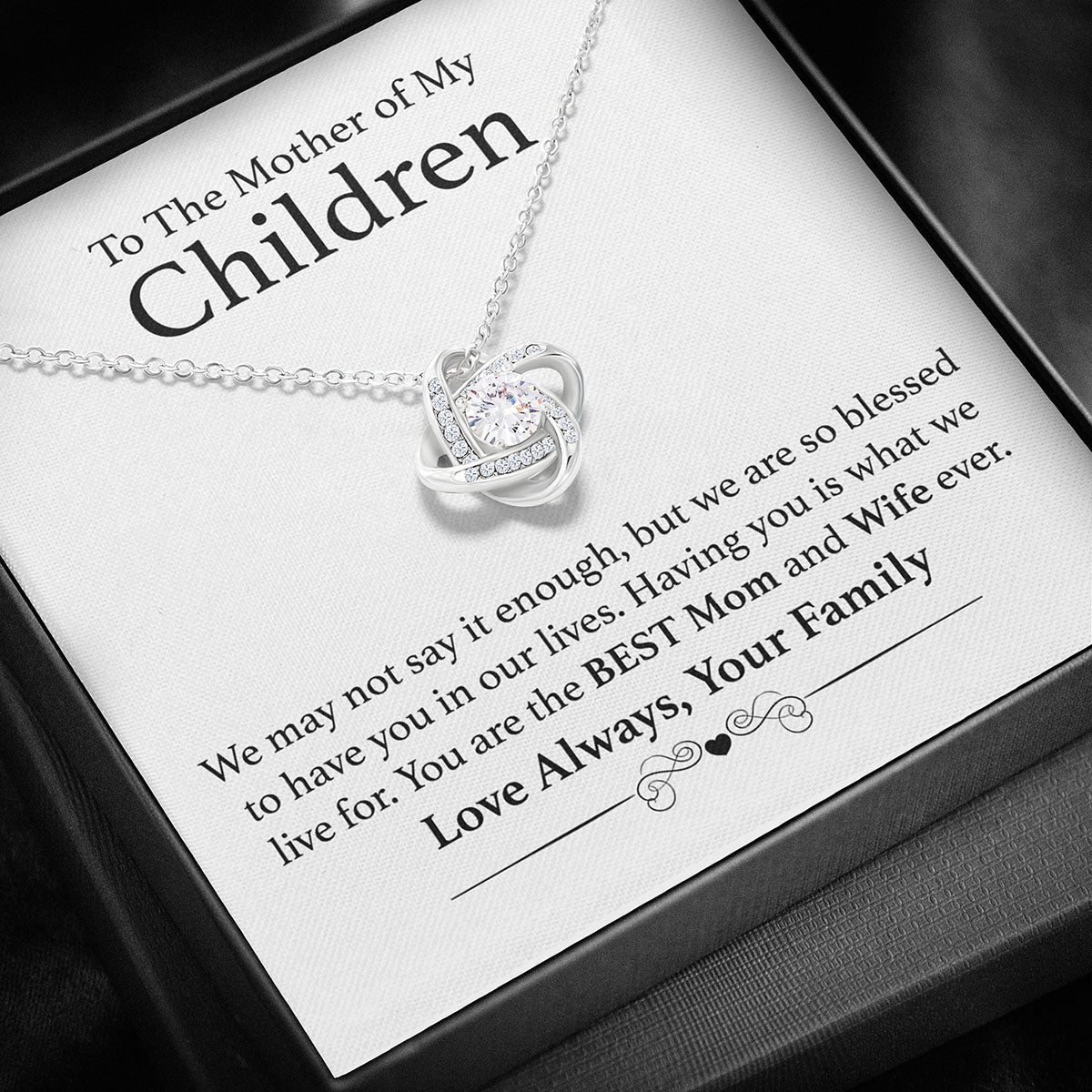 To the Mother of My Children Necklace
